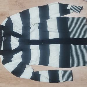 Stripped  button down Cardigan